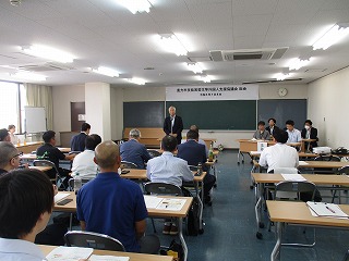 直方市長挨拶の写真