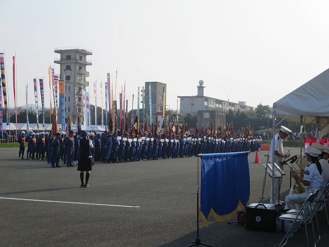 写真：福岡県消防操法大会開会式の様子