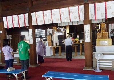 祈願の様子