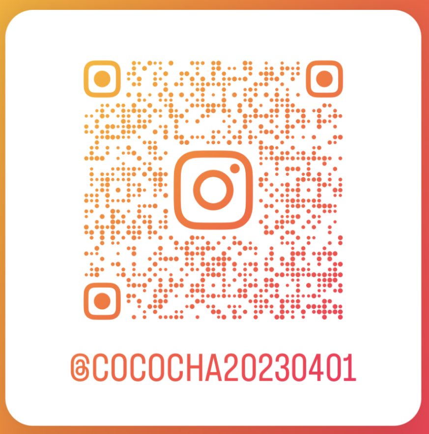 ここっちゃのインスタグラムのQRコード