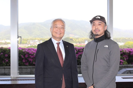 太田さん表敬訪問の写真