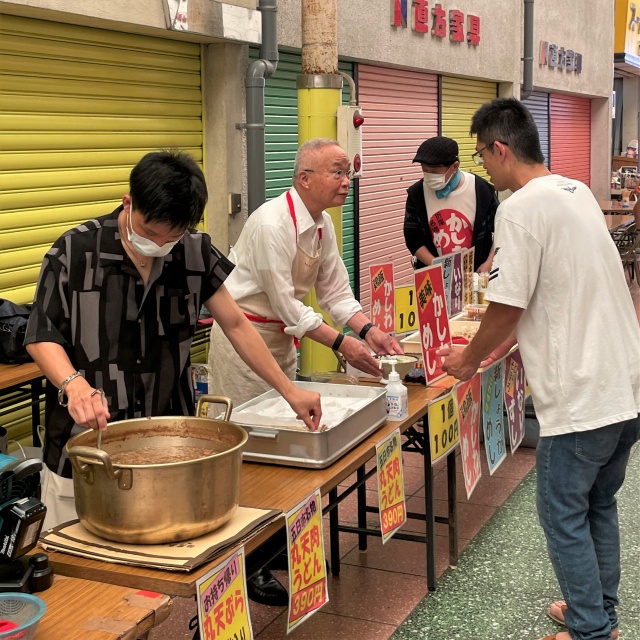 市民のみなさんと交流しました