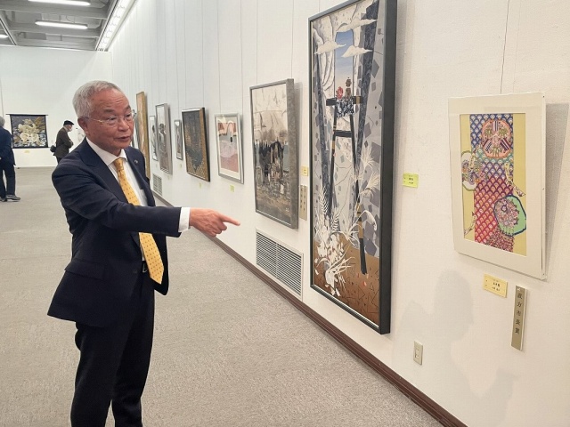 直方市長賞の作品を鑑賞