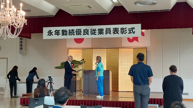 直方市長感謝状を贈呈しました