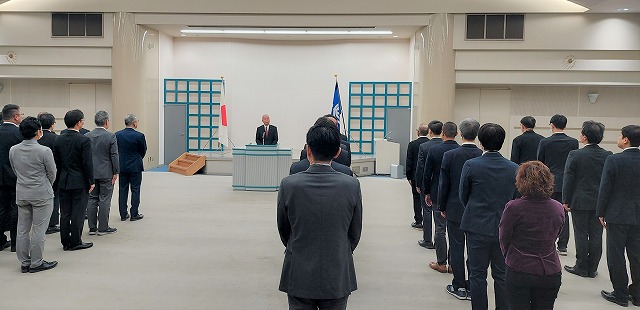 仕事始め式の様子