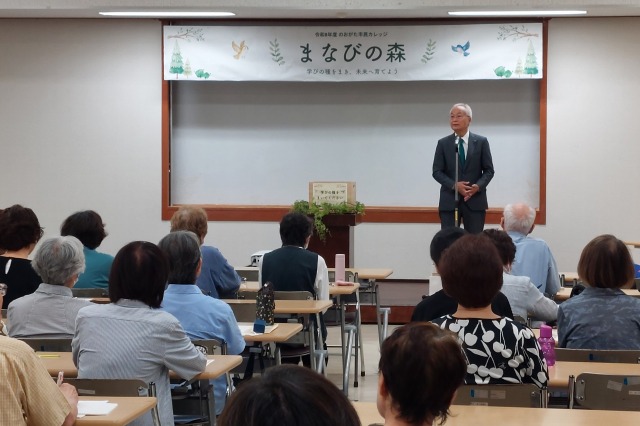 挨拶の様子