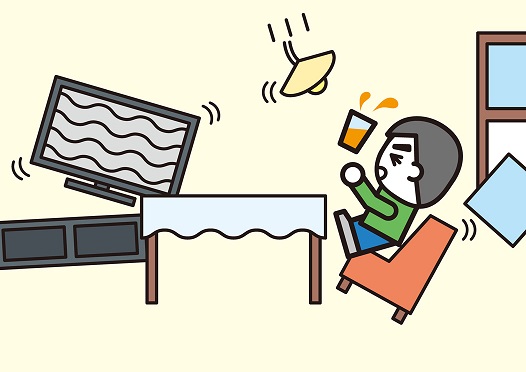 画像：地震