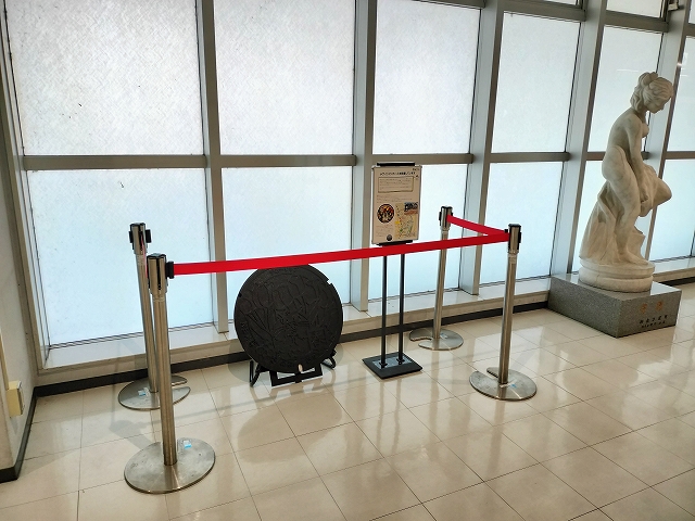 黒蓋庁舎内展示