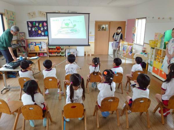 セントポール幼稚園環境学習の様子