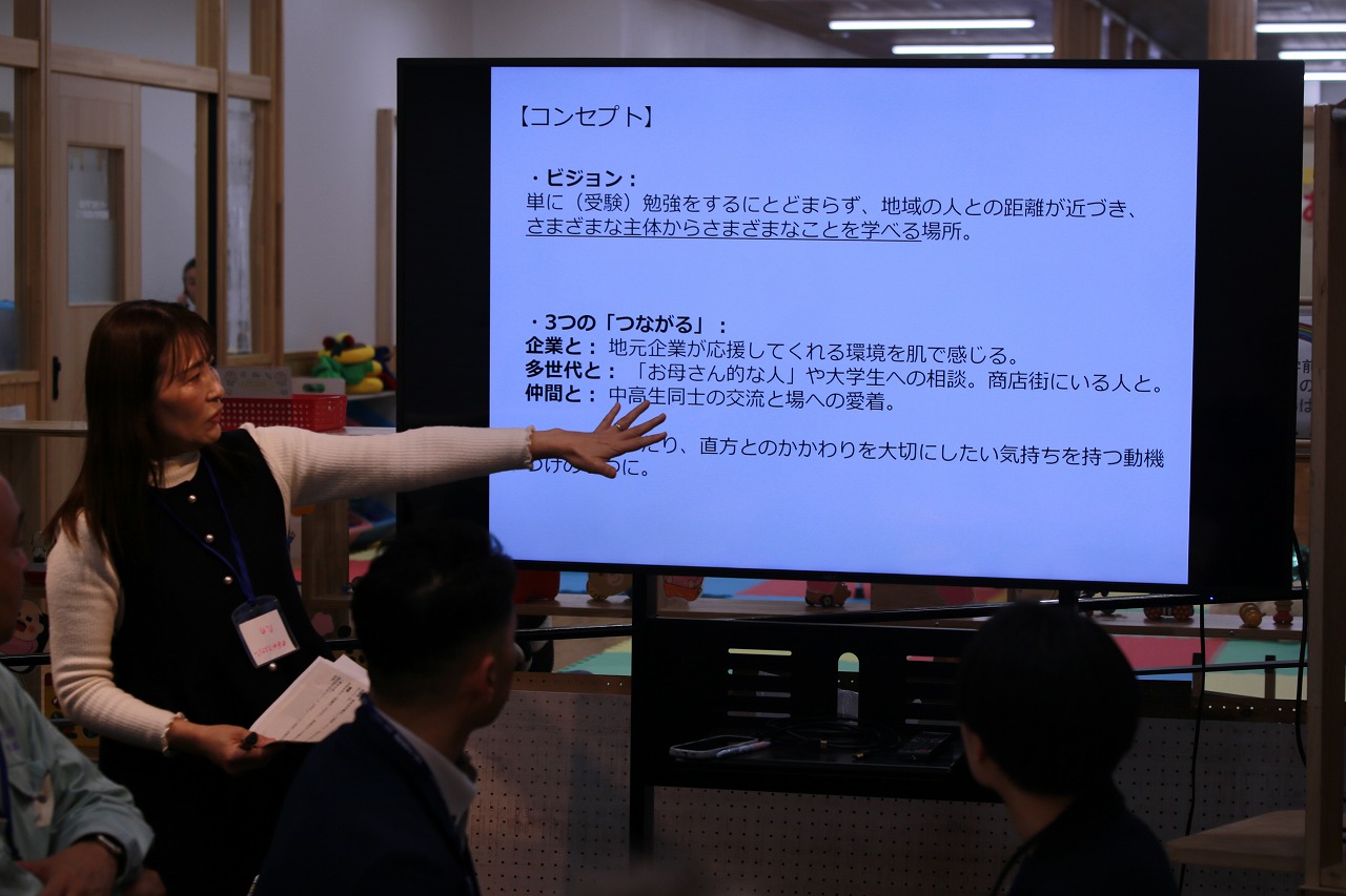 パートナーが提案している様子1