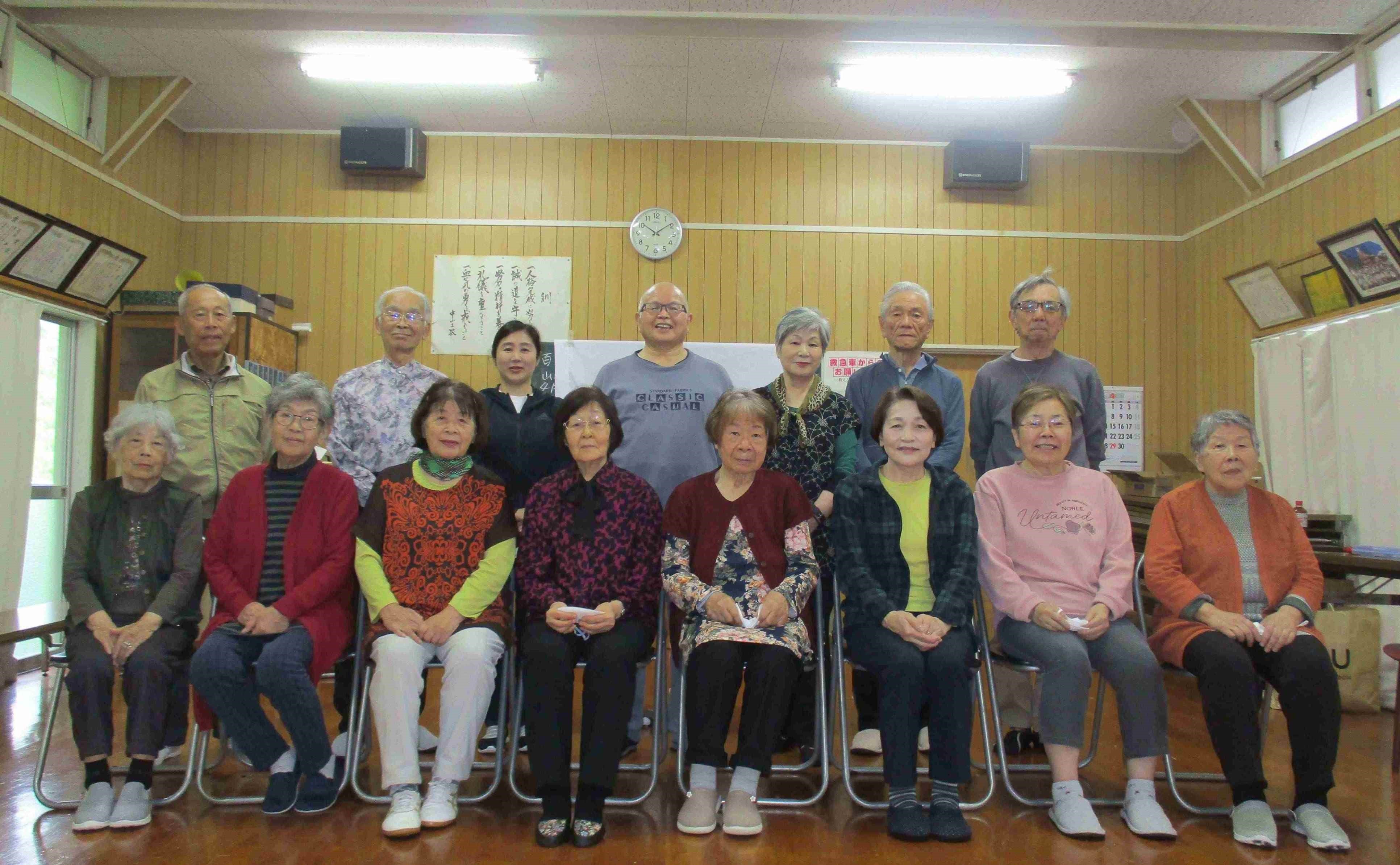 ①平均年齢79歳の若人たち！