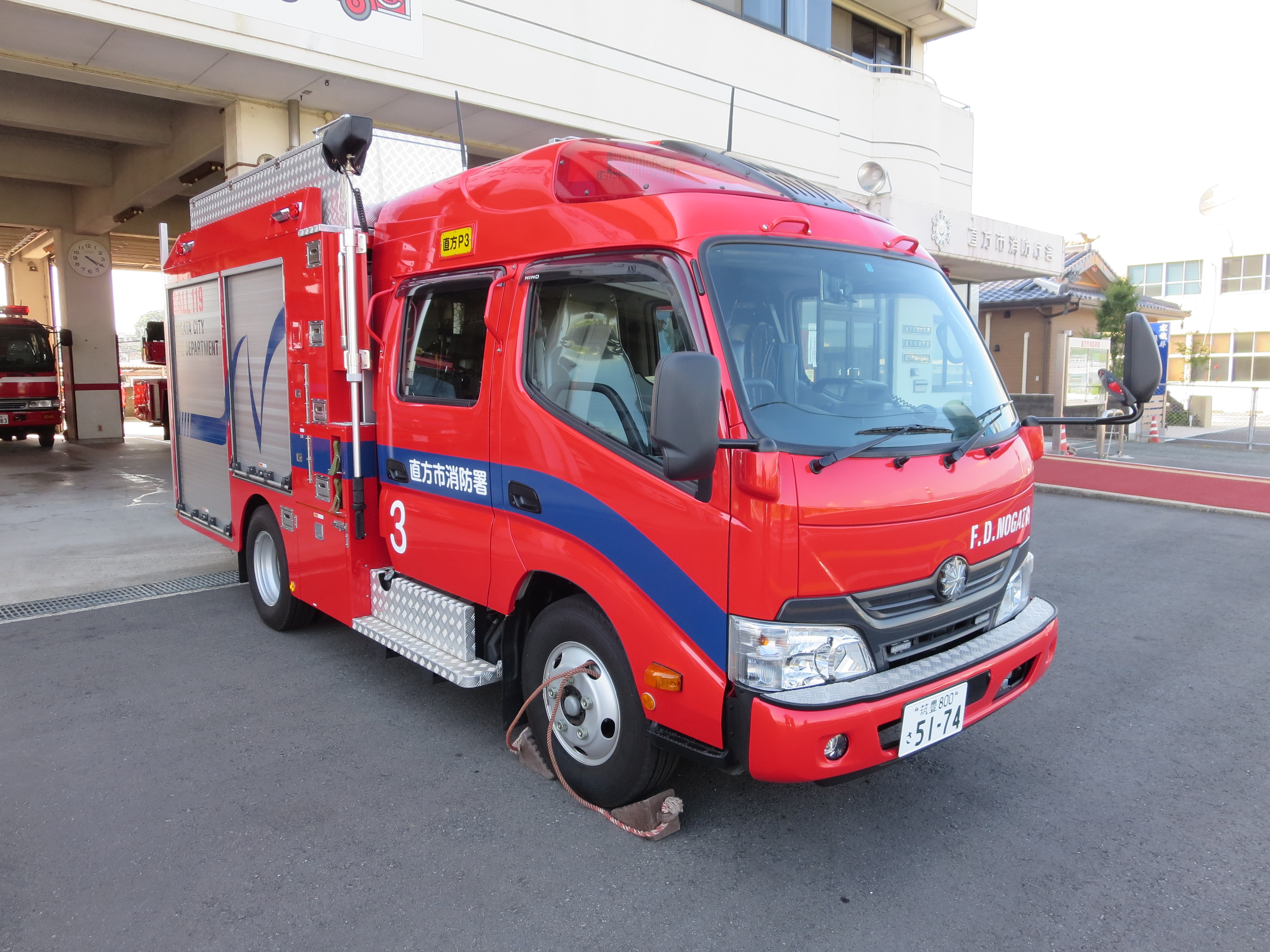 消防ポンプ自動車（消防3号車）の画像