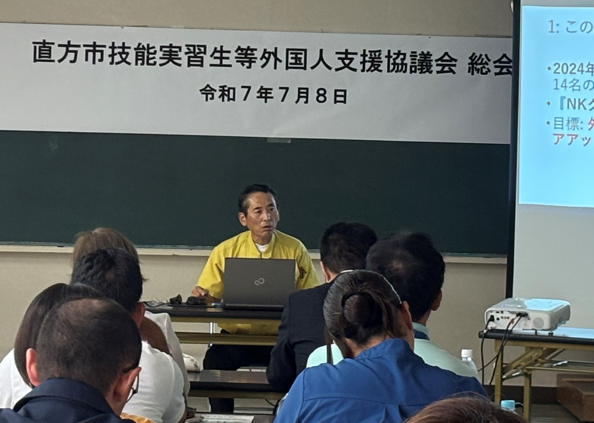 八木　一成様の講演の様子